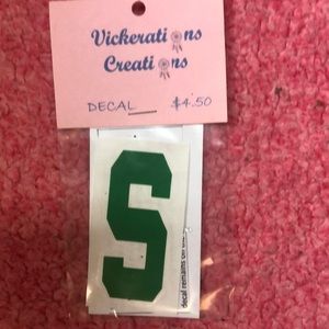 Sports decals sold separately